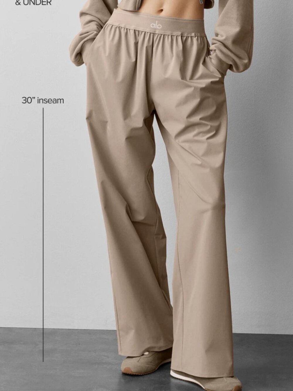 ALO Yoga Brand New👏Gravel Suit Up Trouser Regular 30 Inch - Picture 8 of 9